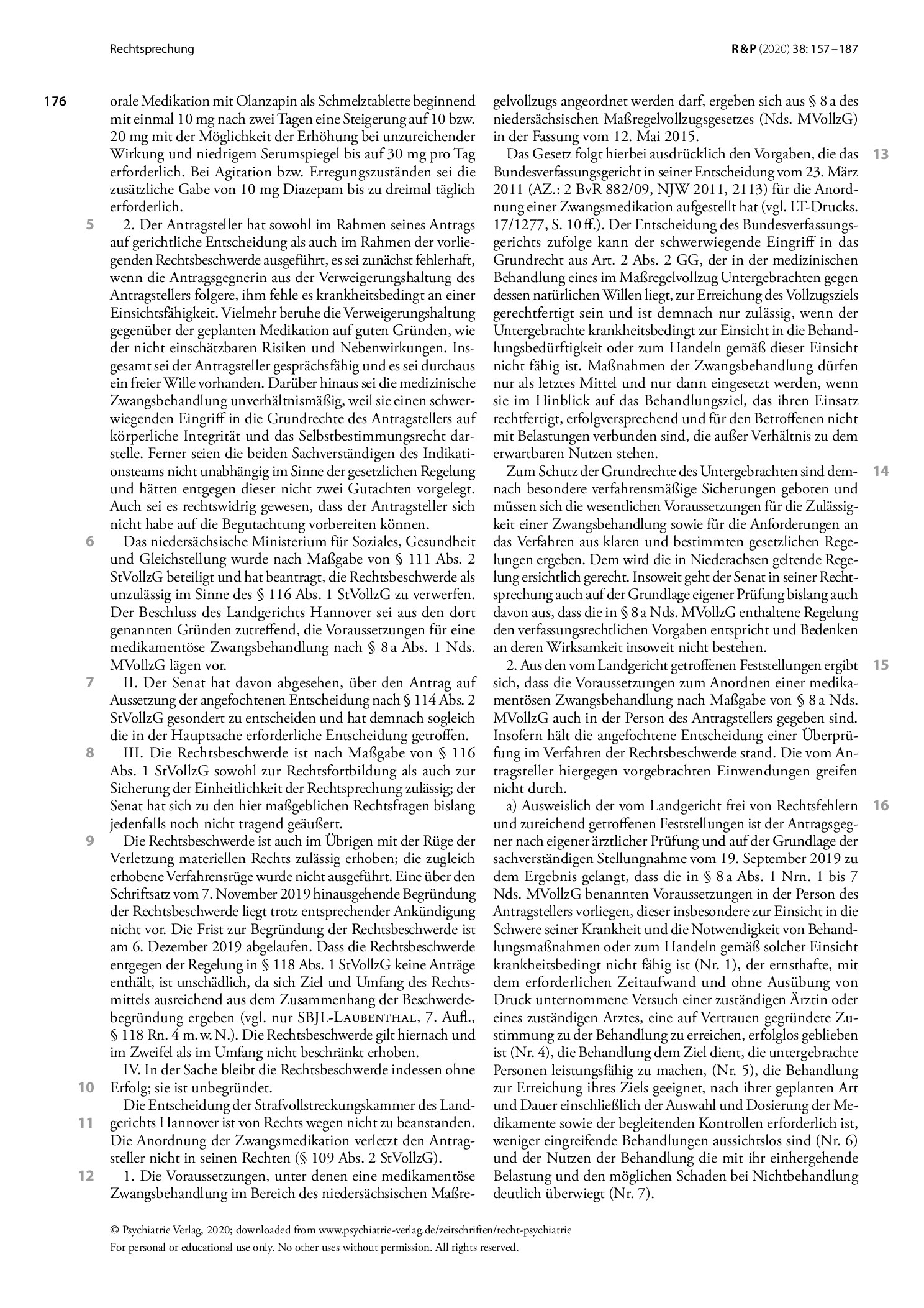 Vorschauseite 5: Verträglichkeit des bauplanungsrechtlichen Wohnens mit Unterbringungsmaßnahmen