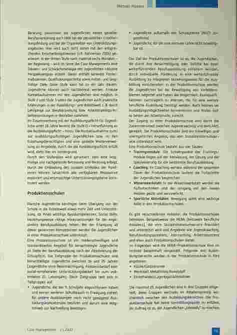 Vorschauseite 2: Arbeitsmarktorientierte Case Management-Programme in Österreich: Jobcoaching, Produktionsschulen, FitZWork und Rehageld im Vergleich.