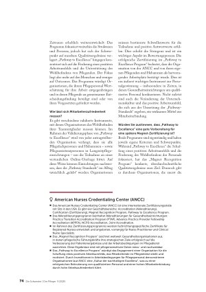 Vorschauseite 3: Bei, Pathway to Excellence; steht der Mitarbeiter im Fokus
