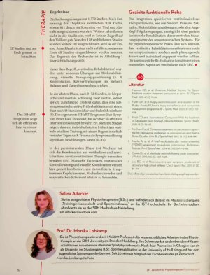 Vorschauseite 4: Sportler aus dem Tritt Schwindel und visuelle Störungen nach Gehirnerschütterung