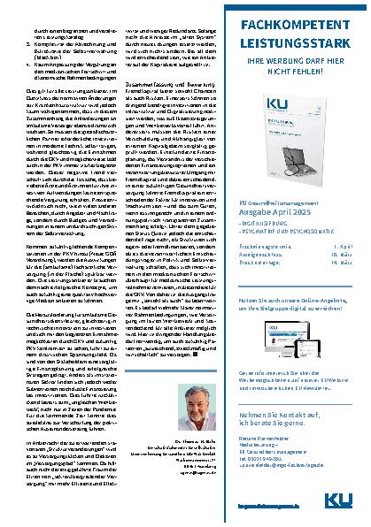 Vorschauseite 3: Fremdkapital in der Gesundheitsversorgung Chance oder Risiko?