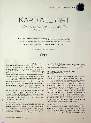 Vorschauseite 2: Kardiale MRT