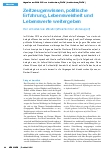 Vorschauseite 1: Zeitzeugenwissen, politische Erfahrung, Lebensweisheit und Lebenswerte weitergeben