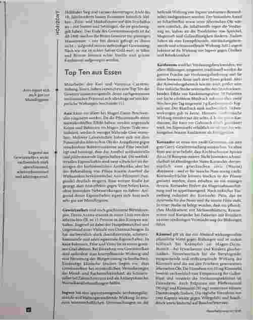 Vorschauseite 3: Gewürze sind Medizin für Genießer.