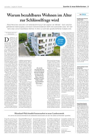 Vorschauseite 1: Warum bezahlbares Wohnen im Alter zur Schlüsselfrage wird