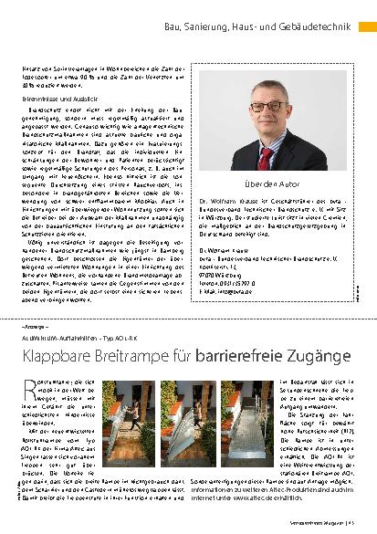Vorschauseite 3: Brände in Pflegeund Seniorenheimen: Achten Sie auf besonders Schutzbedürftige!