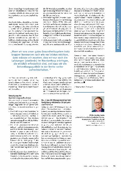 Vorschauseite 3: Ressourcenknappheit im Gesundheitswesen: Kann innovatives Prozessmanagement die Lösung sein?