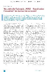 Vorschauseite 1: Wo steht die Fachstelle „KOGE - Koordination Gesundheit“ im Kanton Glarus heute?