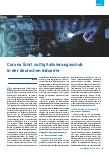 Vorschauseite 1: Corona führt zu Digitalisierungsschub in der deutschen Industrie.