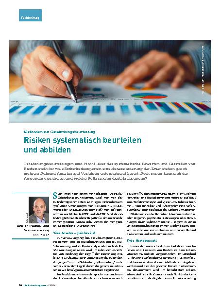 Vorschauseite 1: Methoden zur Gefährdungsbeurteilung: Risiken systematisch beurteilen und abbilden