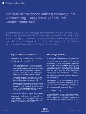 Vorschauseite 1: Betriebsrat zwischen Mitbestimmung und Vermittlung – Aufgaben, Rechte und Zusammenarbeit