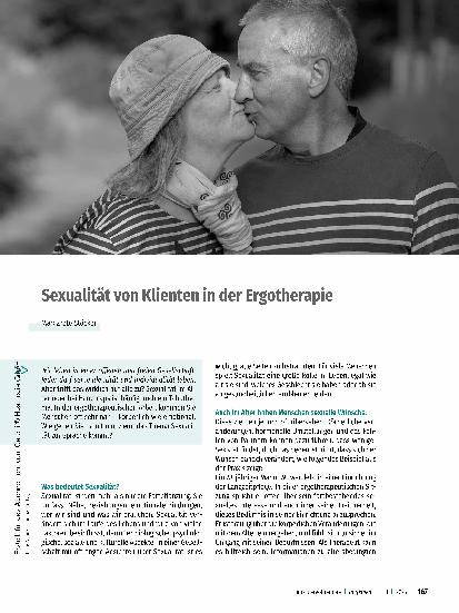 Vorschauseite 1: Sexualität von Klienten in der Ergotherapie