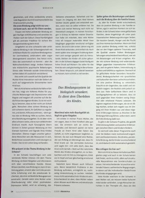 Vorschauseite 3: «Entscheidend ist es, emotional verfügbar zu sein»