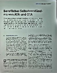 Vorschauseite 1: Berufliches Selbstverständnis von ATA und OTA