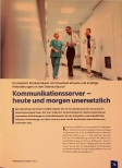 Vorschauseite 1: Kommunikationsserver - heute und morgen unersetzlich