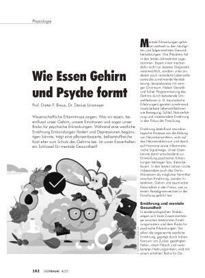 Vorschauseite 1: Wie Essen Gehirn und Psyche formt