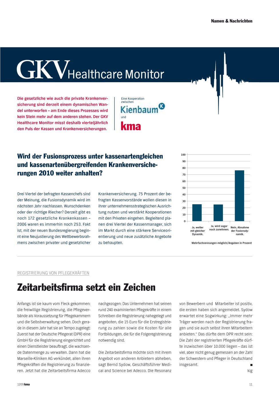 Vorschauseite 1: Zeitarbeitsfirma setzt ein Zeichen