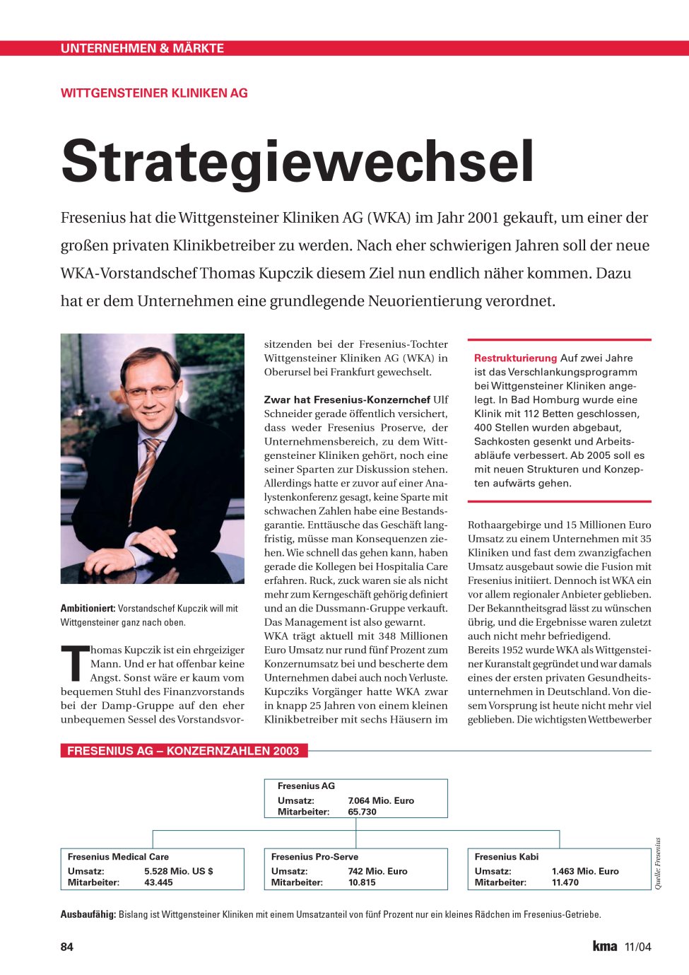 Vorschauseite 1: Strategiewechsel