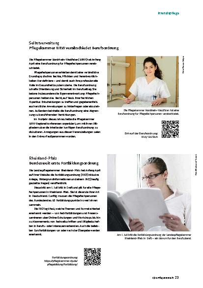 Vorschauseite 2: Intensivpflege Nachrichten