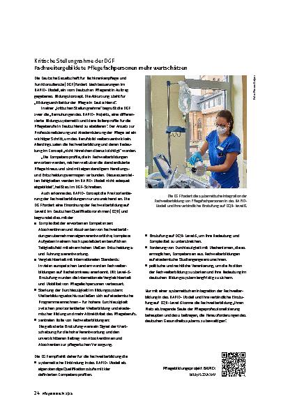 Vorschauseite 3: Intensivpflege Nachrichten