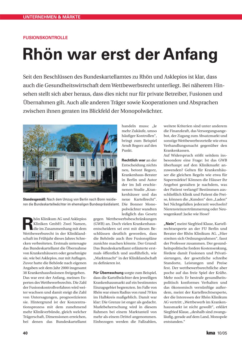 Vorschauseite 1: Rhön war erst der Anfang
