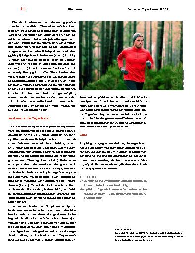 Vorschauseite 2: Yoga und Ausdauer