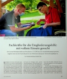 Vorschauseite 1: Fachkräfte für die Eingliederungshilfe: mit vollem Einsatz gesucht