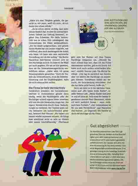 Vorschauseite 4: Nachfolge als Herzensangelegenheit