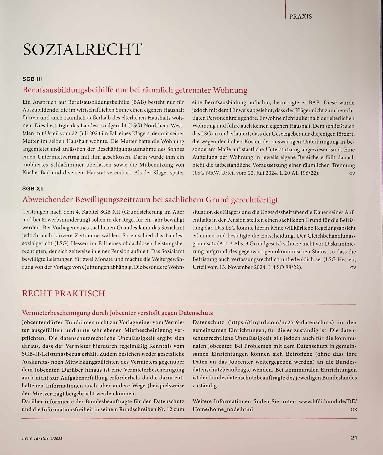 Vorschauseite 1: Sozialrecht