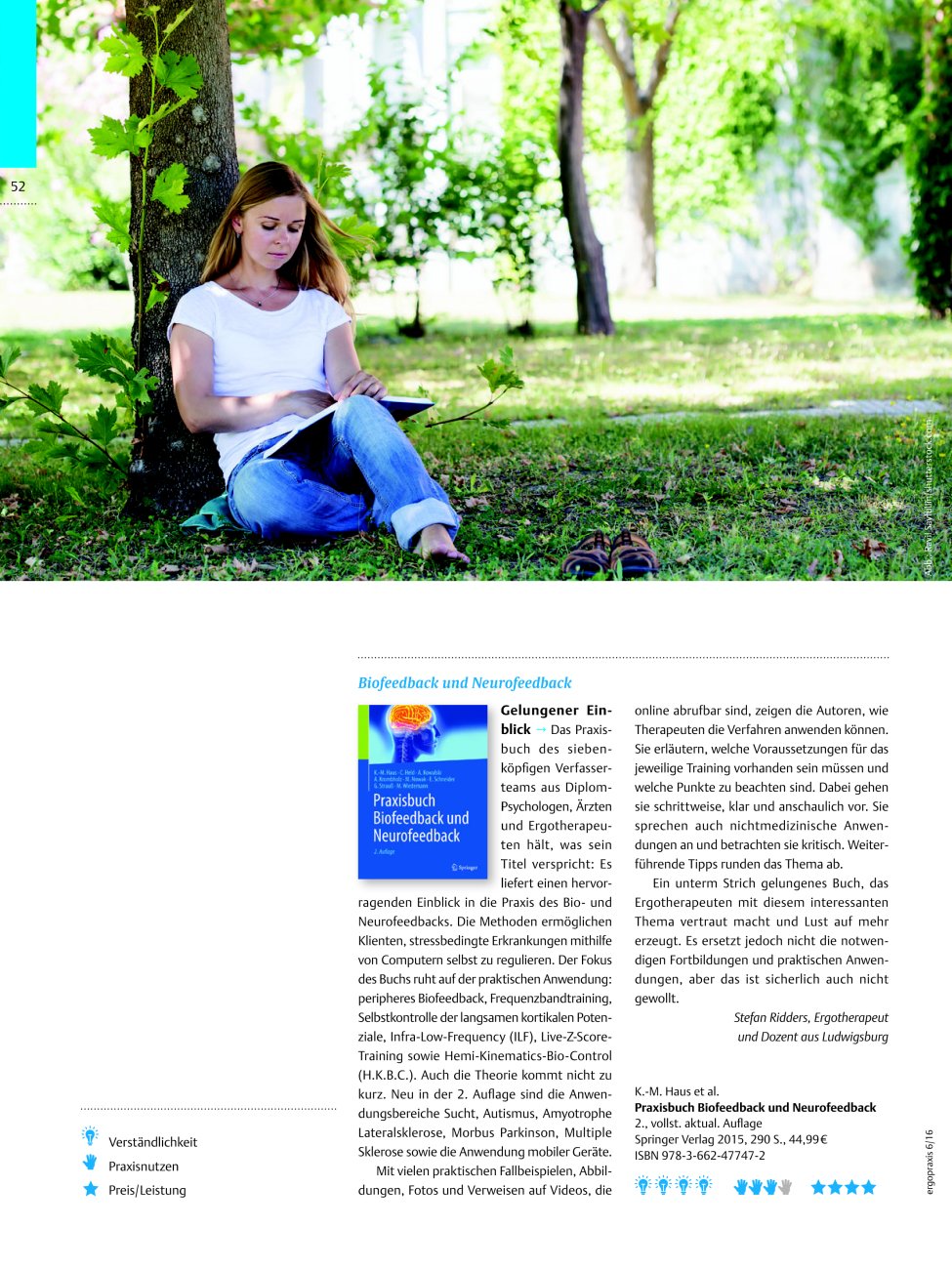 Vorschauseite 1: Biofeedback und Neurofeedback? Gelungener Einblick
