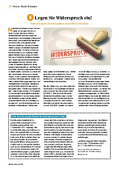 Vorschauseite 1: Legen Sie Widerspruch ein! Beschränkung der Verordnungsdauer durch die Krankenkassen