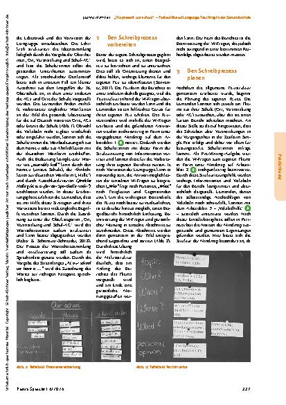 Vorschauseite 2: „We present our school” – Task-Based Language Teaching in der Sekundarstufe