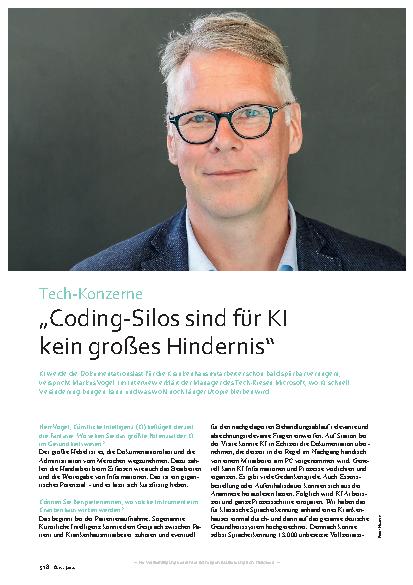 Vorschauseite 1: „Coding-Silos sind für KI kein großes Hindernis.“