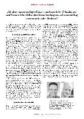 Vorschauseite 1: „Mit dem routinemäßigen Einsatz von künstlicher Erbsubstanz und Nanotech bei Milliarden Menschen beginnt auf einen Schlag eine neue Ära der Medizin.“