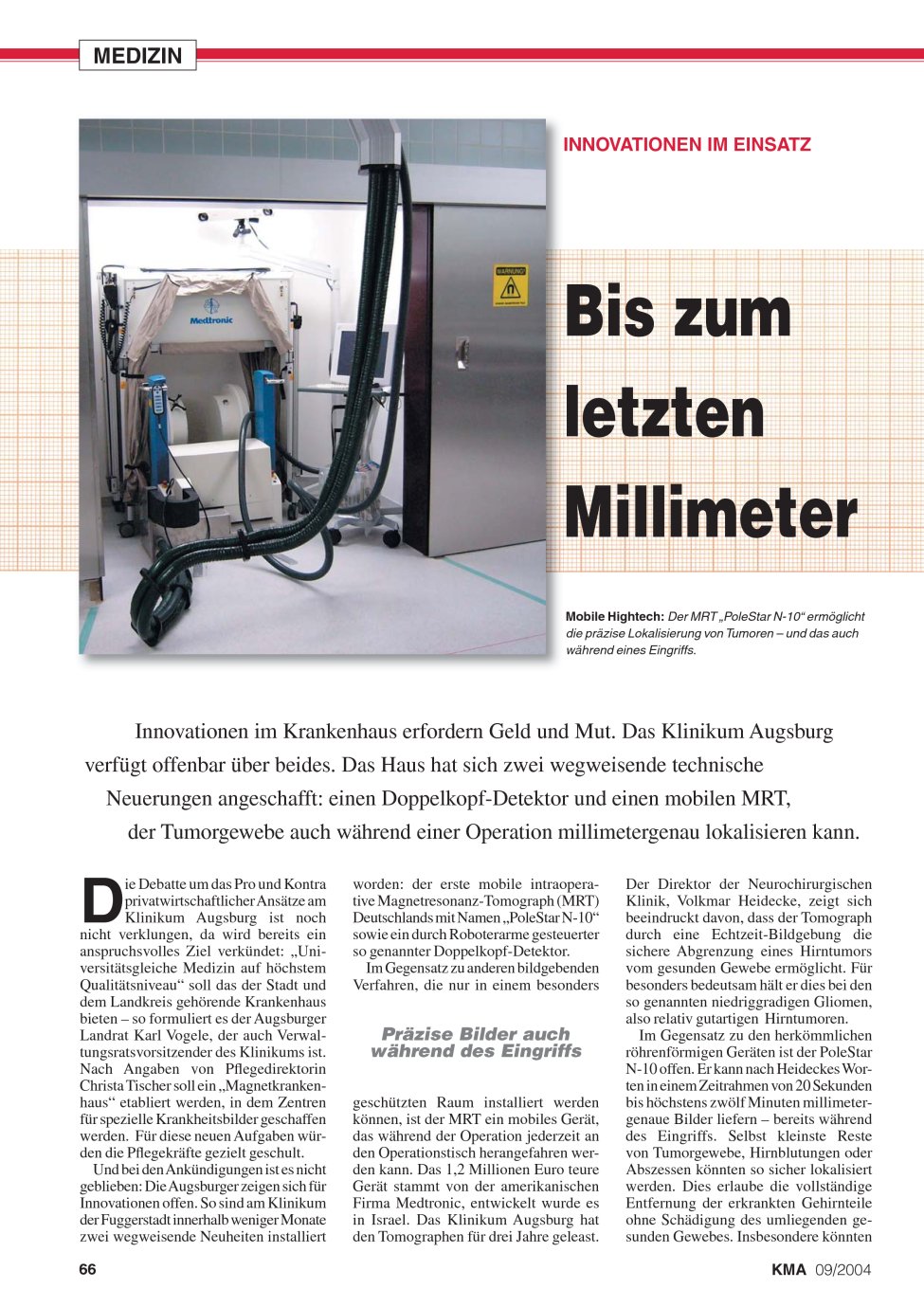 Vorschauseite 1: Bis zum letzten Millimeter