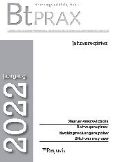 Vorschauseite 1: Jahresregister 2022