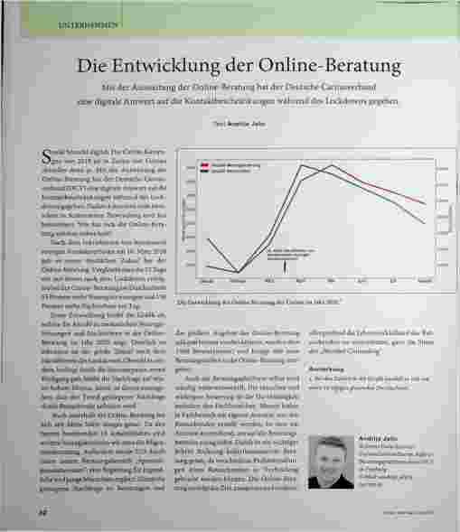 Vorschauseite 1: Die Entwicklung der Online-Beratung