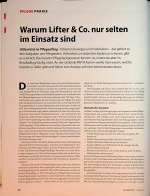Vorschauseite 1: Warum Lifter & Co. nur selten im Einsatz sind