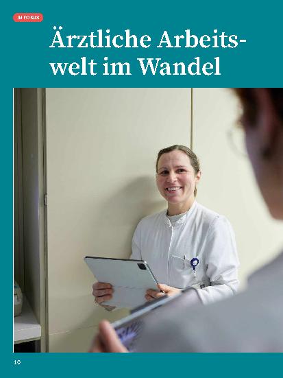 Vorschauseite 1: Ärztliche Arbeitswelt im Wandel
