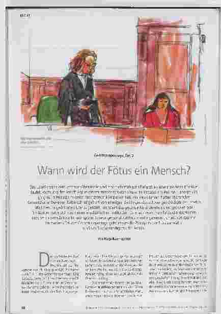 Vorschauseite 1: Wann wird der Fötus ein Mensch? – Gerichtsreportage, Teil 2