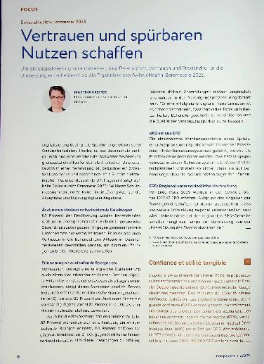 Vorschauseite 1: Vertrauen und spürbaren Nutzen schaffen