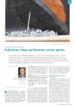 Vorschauseite 1: Fußschutz: Stets auf Nummer sicher gehen