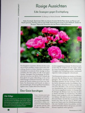 Vorschauseite 1: Rosige Aussichten Edle Strategien gegen Erschöpfung