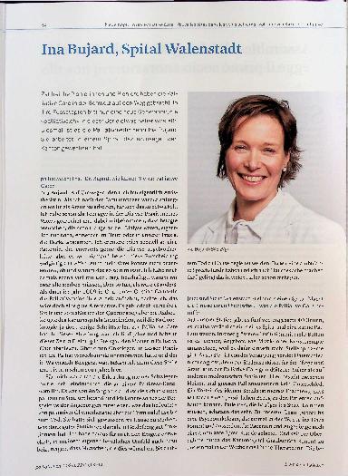Vorschauseite 1: Ina Bujard, Spital Walenstadt