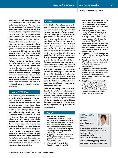 Vorschauseite 3: Patientensicherheit in der Anästhesie