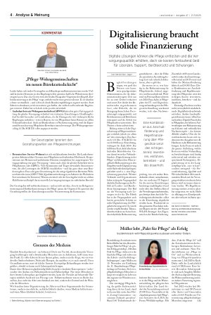 Vorschauseite 1: Digitalisierung braucht solide Finanzierung
