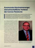 Vorschauseite 1: Kommunale Maximalversorger sind wirtschaftliche Verlierer der Corona-Pandemie.