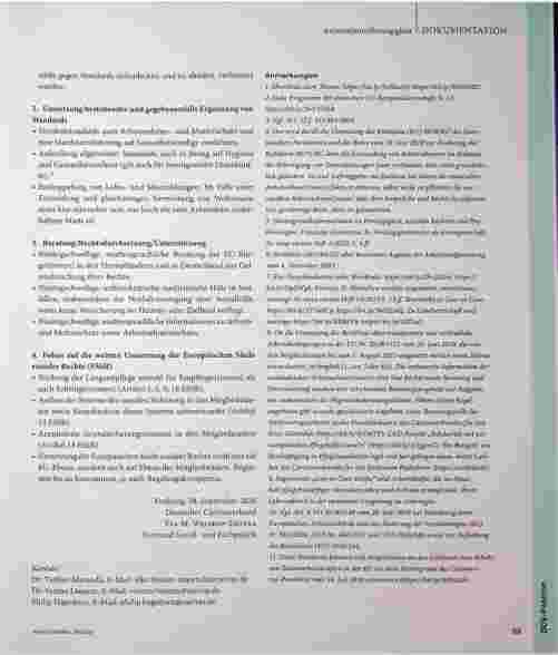 Vorschauseite 3: Freizügigkeit: Gefährdete Gruppen schützen