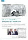 Vorschauseite 1: Tod - Trauer - Arbeitsschutz: Weder im Blick noch besonders sexy