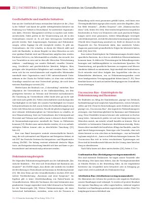 Vorschauseite 3: Diskriminierung und Rassismus im Gesundheitswesen